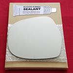 Mirror Glass + Silicone Adhesive for 03-09 4Runner