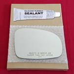 Mirror Glass Replacement + Silicone Adhesive for S