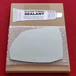 Mirror Glass Replacement + Silicone Adhesive for Q