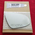Mirror Glass + Silicone Adhesive for Toyota Camry,