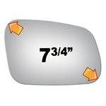 Mirror Glass + Adhesive for 99-04 Land Rover Dis-3