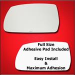 Mirror Glass Replacement + Full Adhesive for 10-15