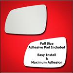 Mirror Glass Replacement + Full Adhesive for 08-14