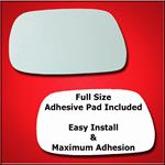 Mirror Glass Replacement + Full Adhesive for 2001