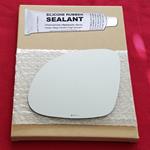 Mirror Glass + Silicone Adhesive for 09-17 Volkswa