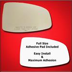 Mirror Glass Replacement + Full Adhesive for 15-19