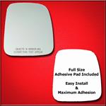 Mirror Glass Replacement + Full Adhesive for Jeep
