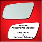 Mirror Glass Replacement + Full Adhesive for 02-04