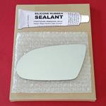 Mirror Glass Replacement + Silicone Adhesive for 9