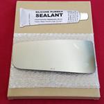 Mirror Glass Replacement + Silicone Adhesive for 1