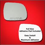 Mirror Glass Replacement + Full Adhesive for 10-13