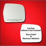 Mirror Glass Replacement + Full Adhesive for 90-95