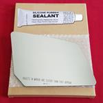 Mirror Glass Replacement + Silicone Adhesive for 1