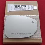 Mirror Glass + Silicone for 17-20 Chrysler Pacific