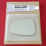 Mirror Glass Replacement + Silicone Adhesive for M