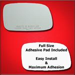 Mirror Glass Replacement + Full Adhesive for 98-00