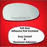 Mirror Glass Replacement + Full Adhesive for 97-02