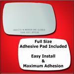 Mirror Glass Replacement + Full Adhesive for Outba
