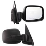 Fits 02-07 Jeep Liberty Passenger Side Mirror Asse