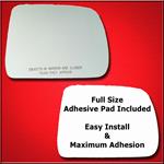 Mirror Glass Replacement + Full Adhesive for 04-11