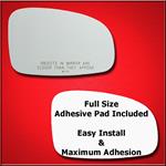Mirror Glass Replacement + Full Adhesive for Scion