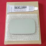 Mirror Glass Replacement + Silicone Adhesive for 8