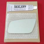 Mirror Glass Replacement + Silicone Adhesive for 0