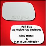 Mirror Glass Replacement + Full Adhesive for 04-04