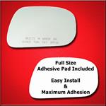Mirror Glass Replacement + Full Adhesive for 03-08