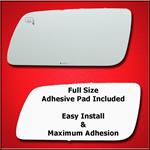Mirror Glass + Full Adhesive for 09-12 Ford Flex D