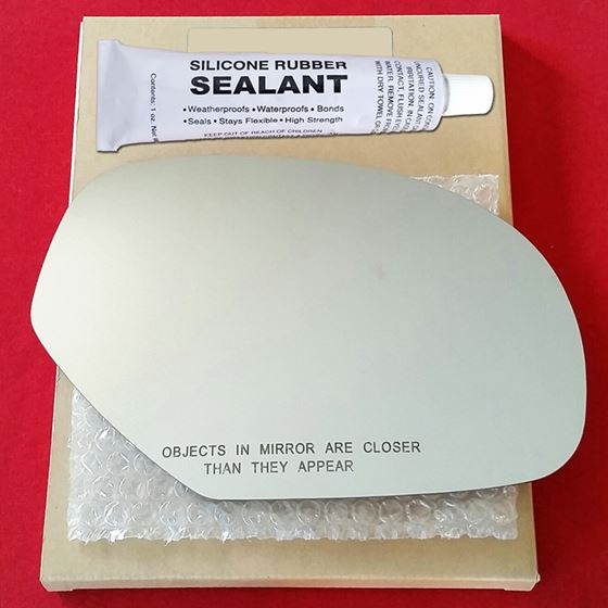 Mirror Glass Replacement + Silicone Adhesive for S