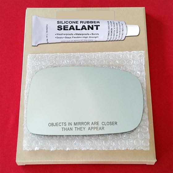 Mirror Glass Replacement + Silicone Adhesive for S