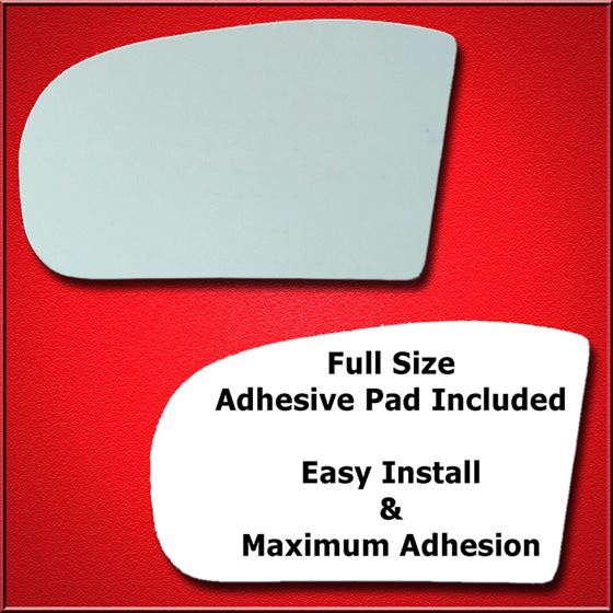 Mirror Glass Replacement + Full Adhesive for 01-09