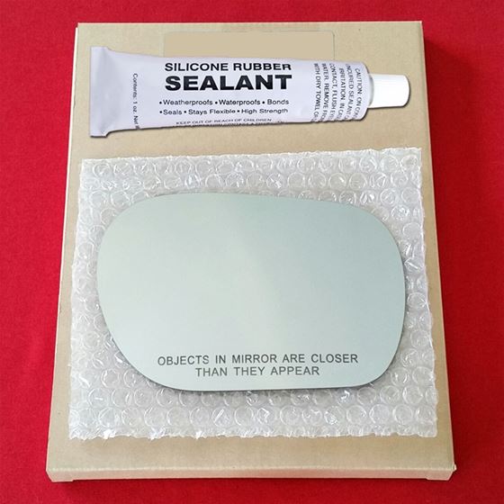 Mirror Glass Replacement + Silicone Adhesive for I