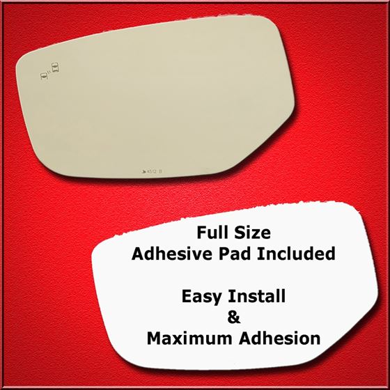 Mirror Glass Replacement + Full Adhesive for 13-22