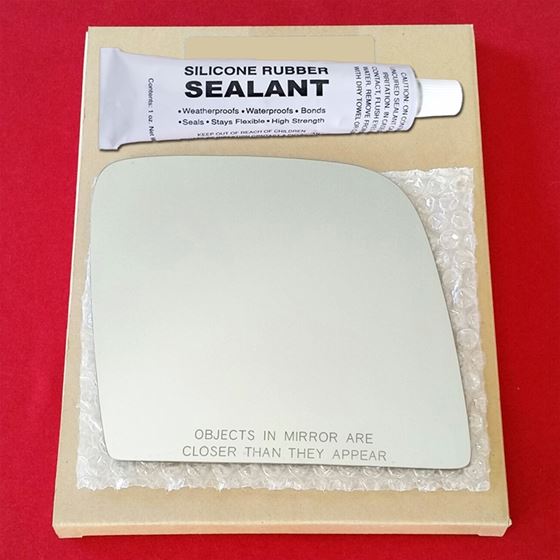 Mirror Glass Replacement + Silicone Adhesive for F