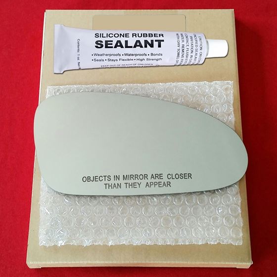 Mirror Glass Replacement + Silicone Adhesive for M