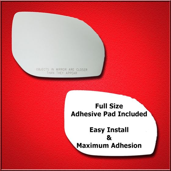 Mirror Glass Replacement + Full Adhesive for 13-16
