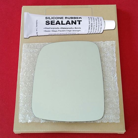 Mirror Glass Replacement + Silicone Adhesive for J