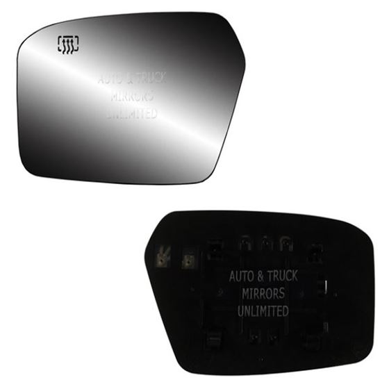 Fits 06-10 Ford Fusion Driver Side Mirror Glass wi
