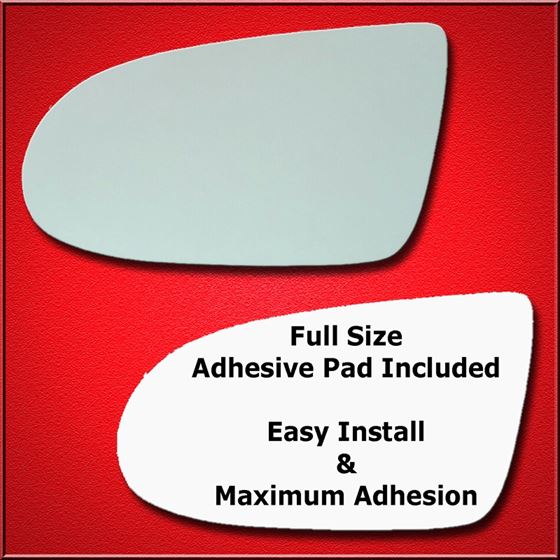 Mirror Glass Replacement + Full Adhesive for 95-01