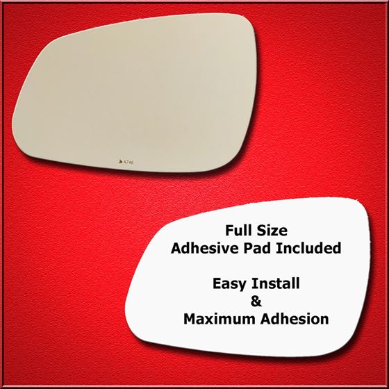 Mirror Glass Replacement + Full Adhesive for 16-19