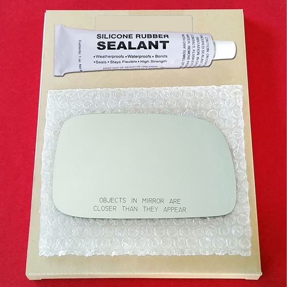 Mirror Glass Replacement + Silicone Adhesive for S