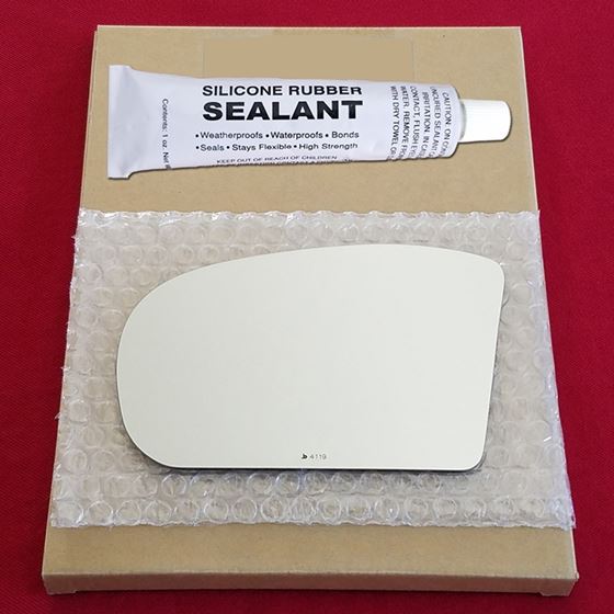 Mirror Glass Replacement + Silicone Adhesive for B