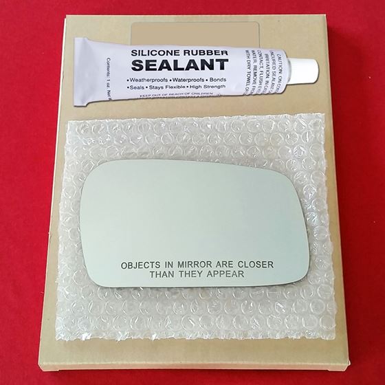 Mirror Glass Replacement + Silicone Adhesive for P