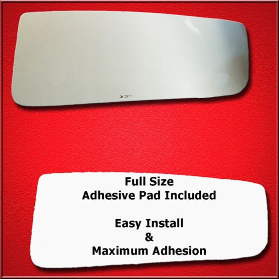 Mirror Glass Replacement + Full Adhesive for 15-18