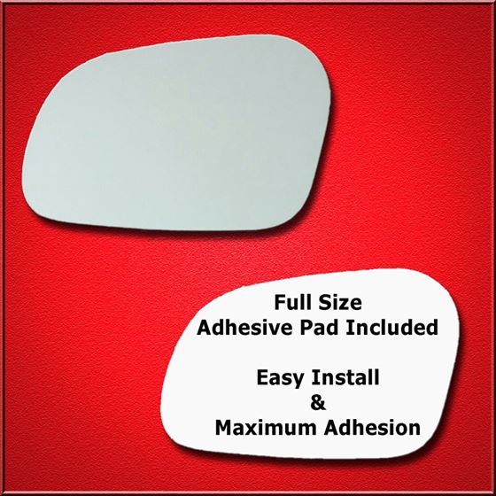 Mirror Glass Replacement + Full Adhesive for 95-02