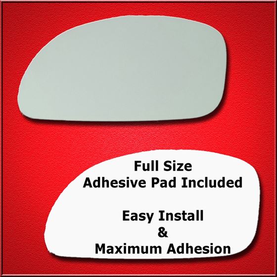 Mirror Glass Replacement + Full Adhesive for 96-00