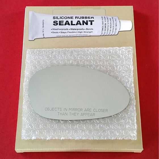 Mirror Glass Replacement + Silicone Adhesive for B