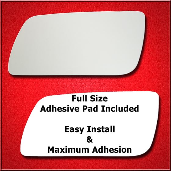 Mirror Glass Adhesive For 09-12 Ford Flex Passenger Side Replacement-Heated